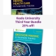 Shows books included in the 'Keele University Third Year Student Bundle, 25% off'