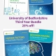 Shows books included in the 'University of Bedfordshire Third Year Student Bundle, 25% off'.