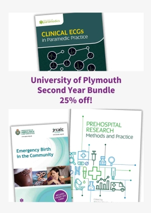 Shows books included in the 'University of Plymouth Second Year Student Bundle, 25% off'