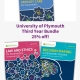 Shows books included in the 'University of Plymouth Third Year Student Bundle, 25% off'