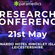 2024 College of Paramedics' Annual Research Conference