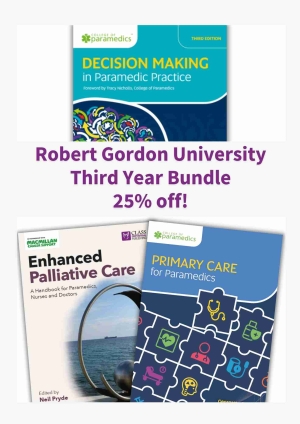 Shows books included in the 'Robert Gordon University Third Year Bundle, 25% off'