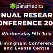 2025 College of Paramedics' Annual Research Conference